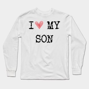 I Heart My Son Long Sleeve T-Shirt